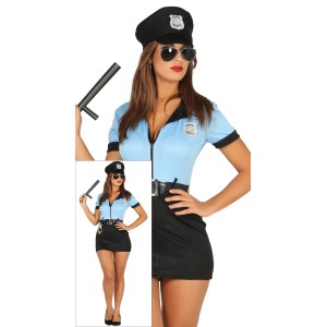 Disfraz mujer de policia