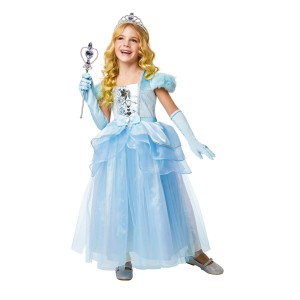 Disfraz niña de princesa azul