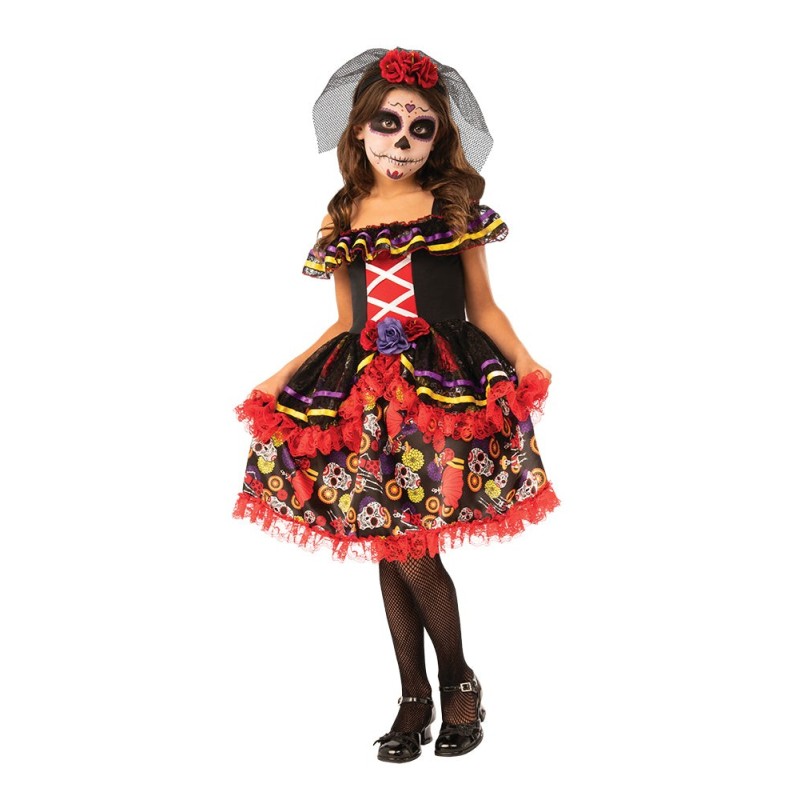 Disfraz niña Catrinita De Luxe