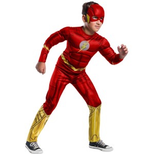 Disfraz niño Flash Black Line Deluxe Inf