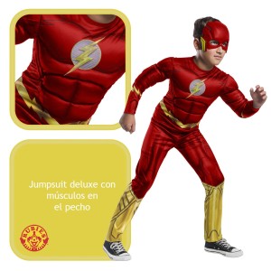 Disfraz niño Flash Black Line Deluxe Inf