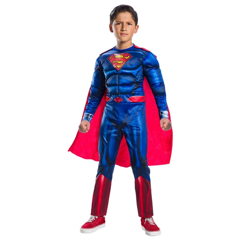 Disfraz  niño Superman Black Line Deluxe