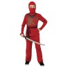 Disfraz niño de ninja rojo