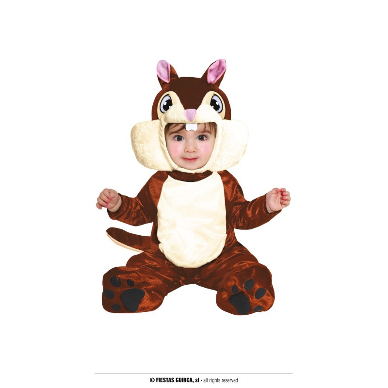 Disfraz bebe ardilla