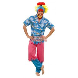 disfraz hombre pajaro hawaiano