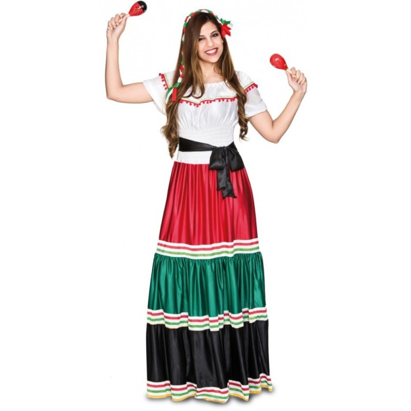 Disfraz mujer Mejicana euro carnavales