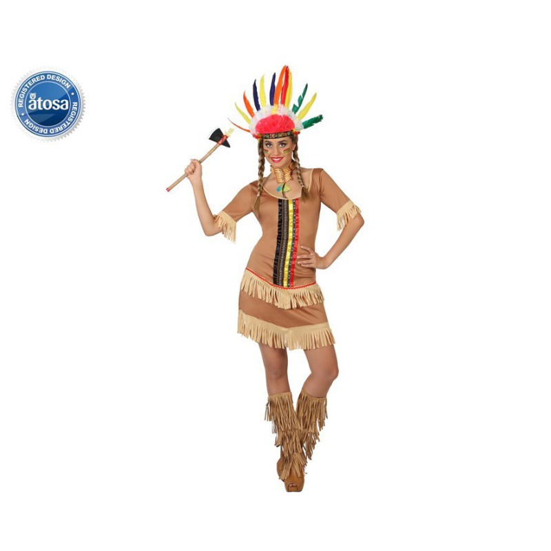disfraz mujer de india.