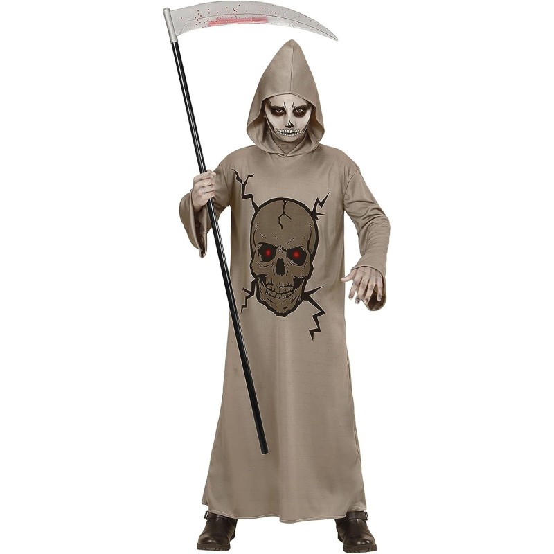 Disfraz niño tunica con calavera