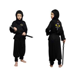 Disfraz niño ninja color negro
