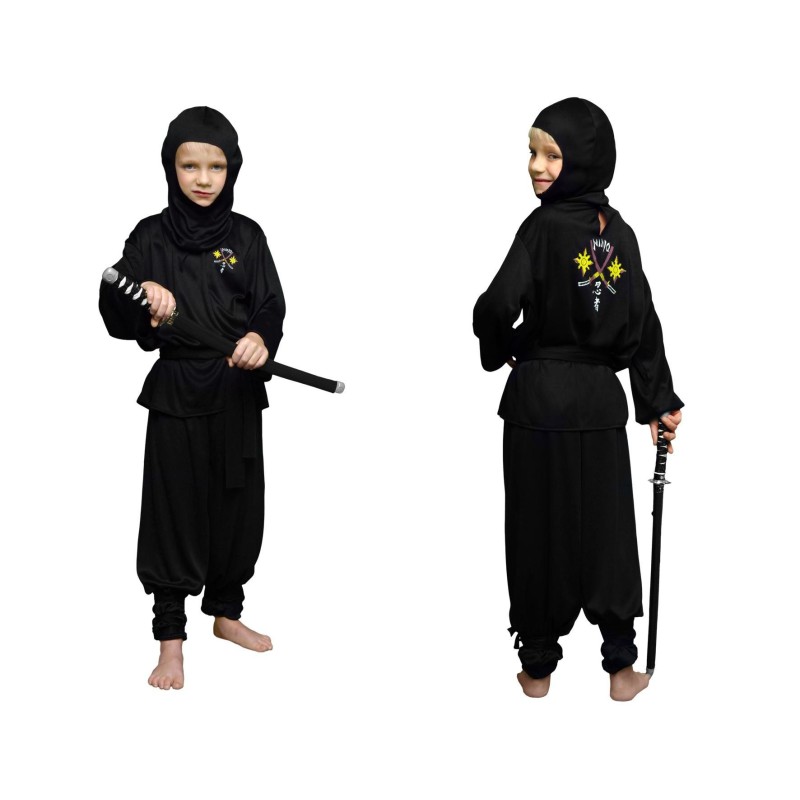 Disfraz niño ninja color negro