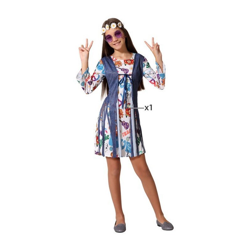 Disfraz niña hippie