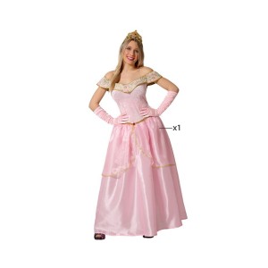 Disfraz mujer princesa rosa