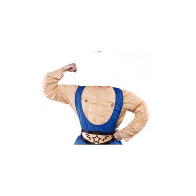 disfraz hombre camisa musculos
