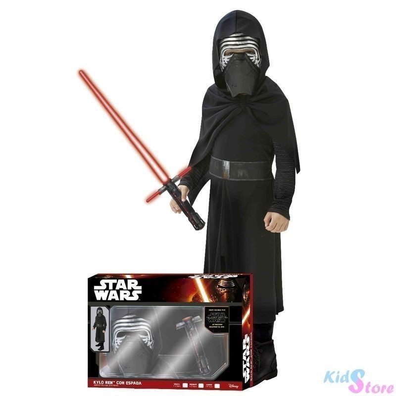 disfraz niño kylo ren en caja con espada