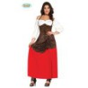 disfraz mujer tabernera medieval