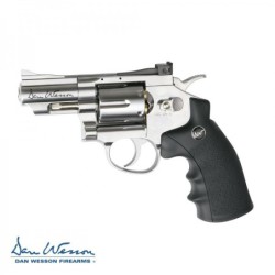 Revolver Dan Wesson 2,5 Silver - 4,5 mm Co2 Bbs (asg17177)