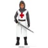 Disfraz niño de templario blanco