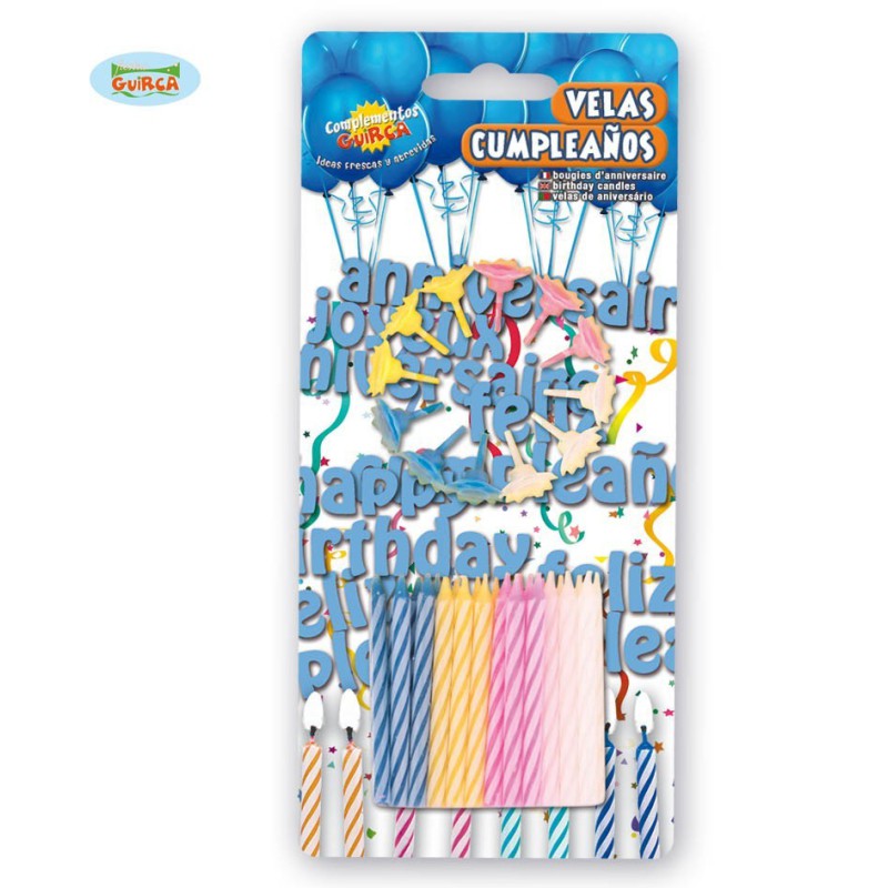 velas 24unid.