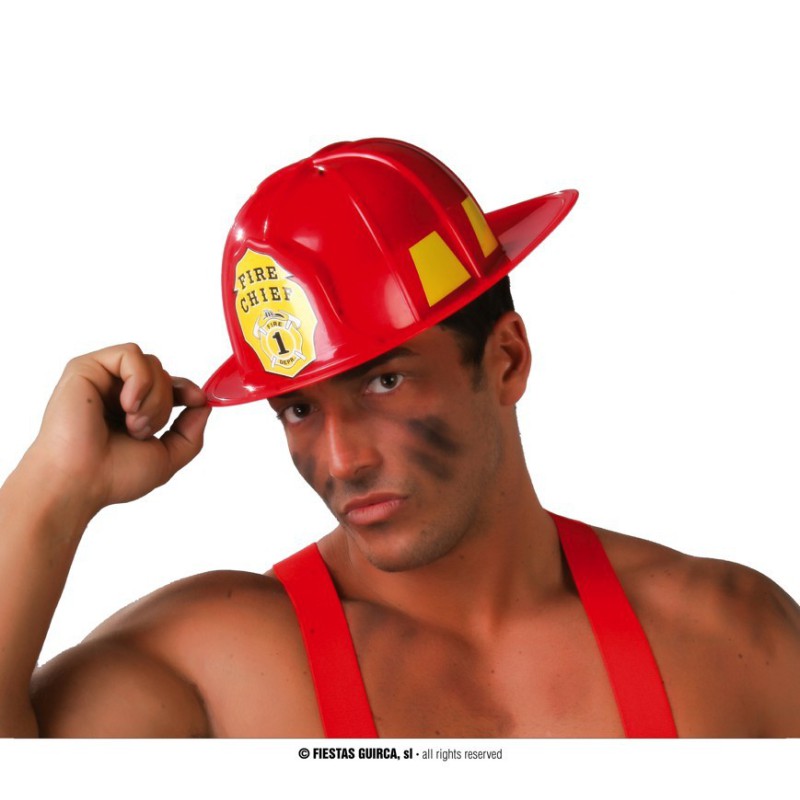 Casco de bombero adulto