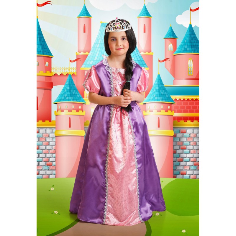 disfraz niña princesa morada