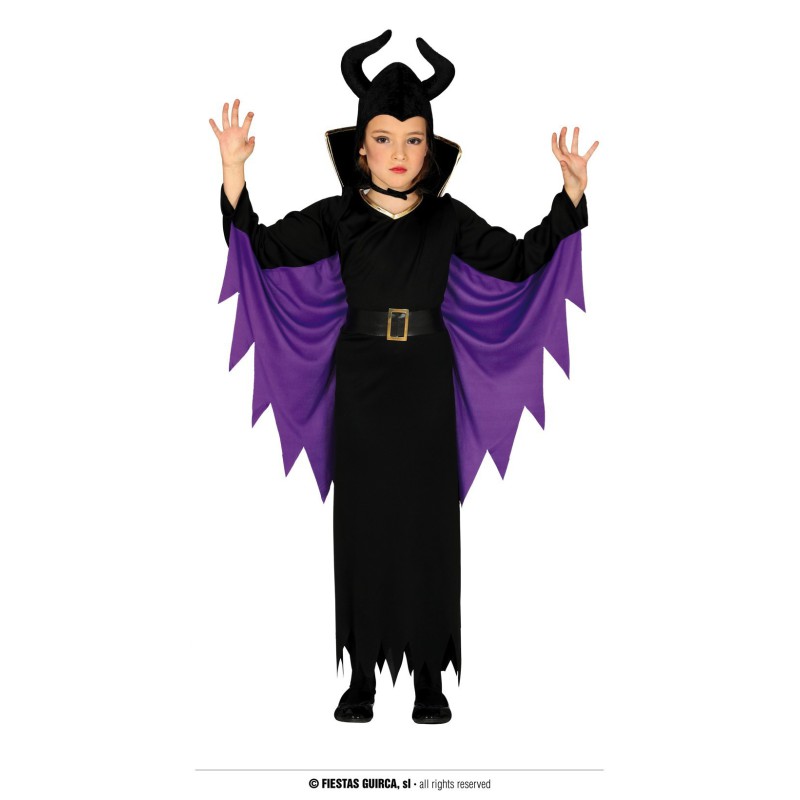 Disfraz niña malefica infantil
