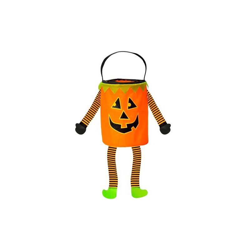 Bolsa calabaza truco o trato