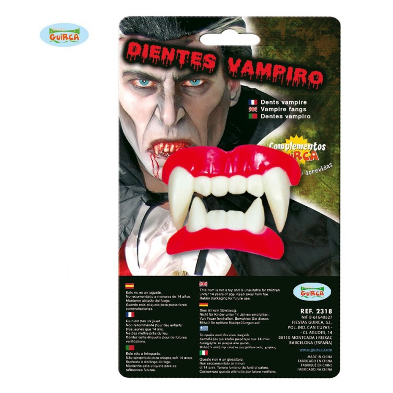 dientes vampiro halloween