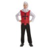 Disfraz niño medieval rojo
