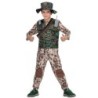 Disfraz niño cuerpo marine - militar