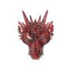 Mascara dragon rojo