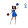 Disfraz mujer animadora azul