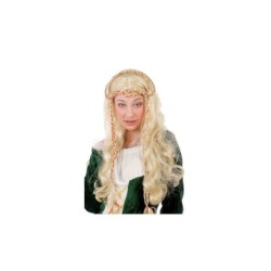 peluca medieval rubia