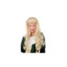 peluca medieval rubia