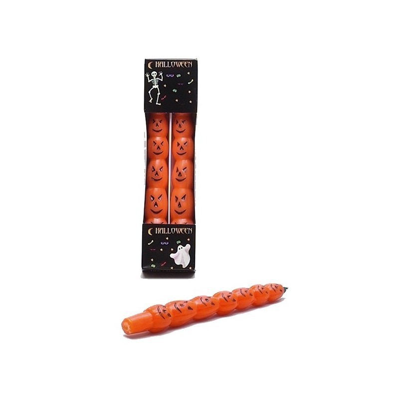 Velas largas calabazas 25 cm