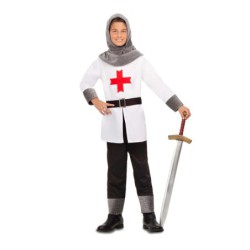 Disfraz niño guerrero medieval cruzado
