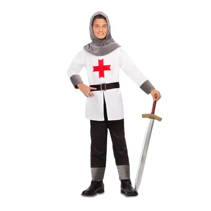 Disfraz niño guerrero medieval cruzado