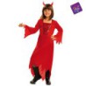 Disfraz niña de demonia roja