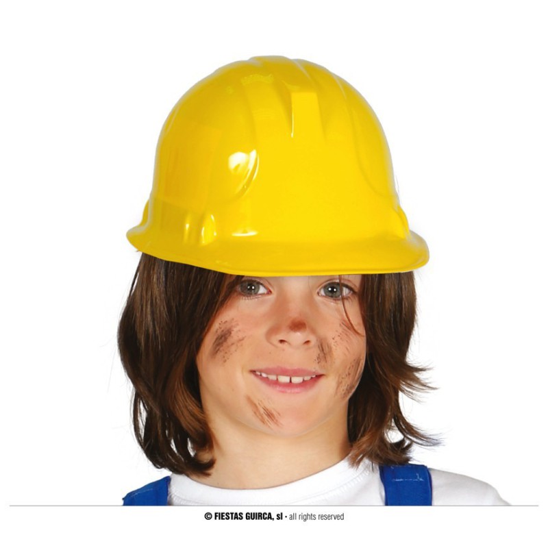 Casco obrero infantil
