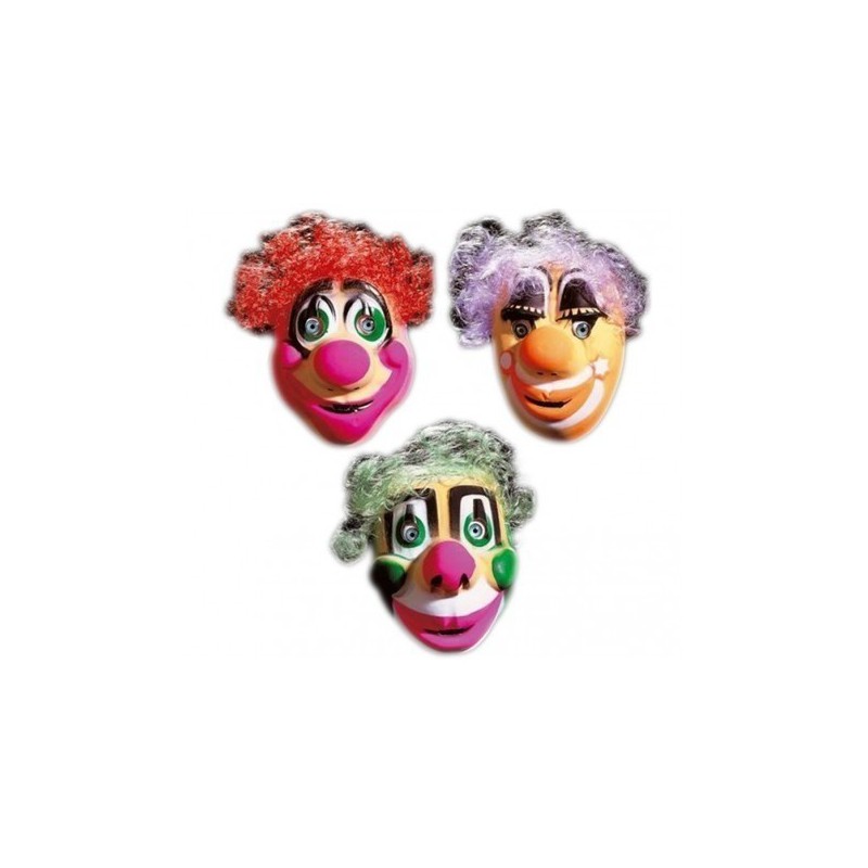 Caretas payaso con pelo P.