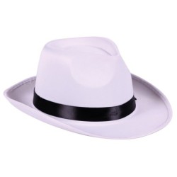 Sombreo alcapone blanco