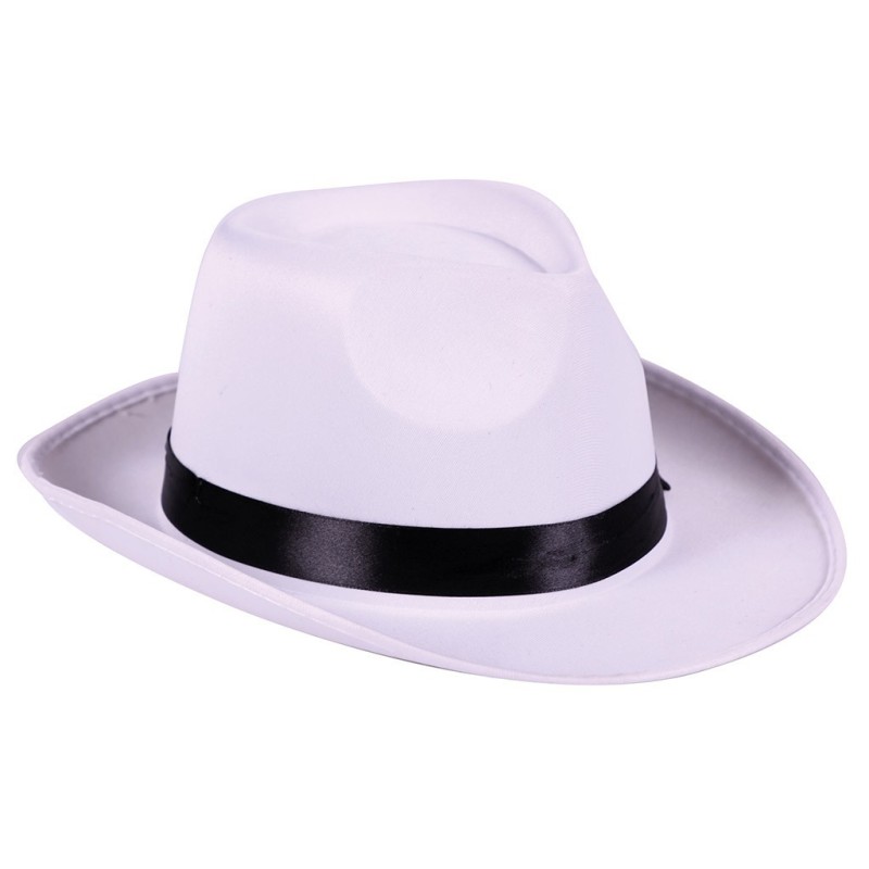 Sombreo alcapone blanco