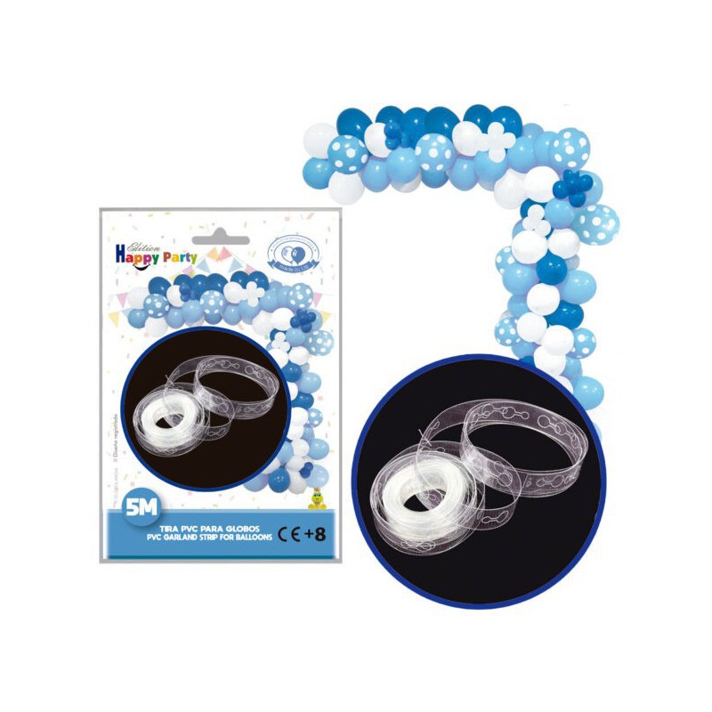 B/ 1 TIRA PVC 5 m PARA GLOBOS