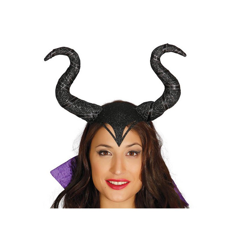 Cuernos malefica brillante