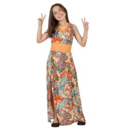 disfraz niña hippie vestido