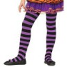 panty infantil morado con rayas