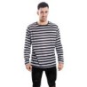 Camiseta rayas negras adulto