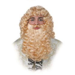 peluca rey rubia