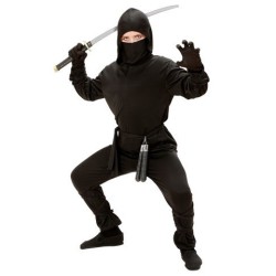 disfraz ninja negro
