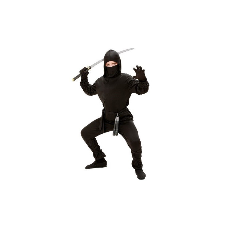 disfraz ninja negro