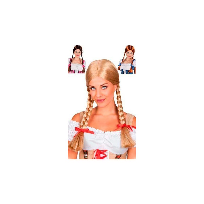 peluca trenzas